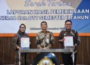 Pj Wali Kota Palopo Serahkan Laporan Hasil Pemeriksaan Kinerja dan DTT ke BPK