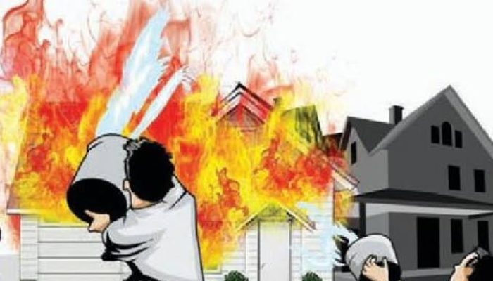 Rumah Ketua KPPS di Jeneponto Habis Dilahap Api