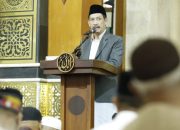 Pj Wali Kota Palopo Salat Idulfitri di Masjid Agung, Sampaikan 7 Pesan Penting Untuk Warga