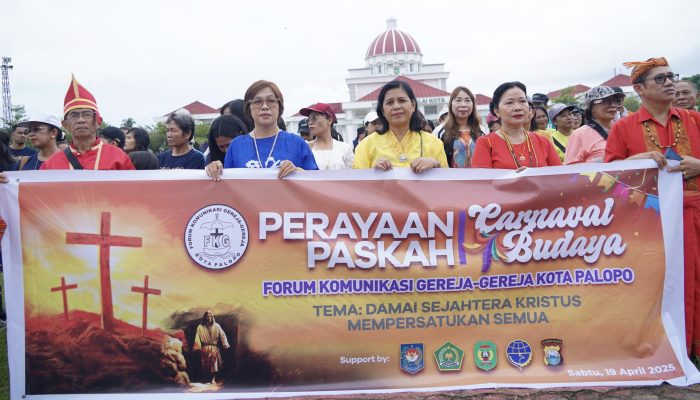Warna-Warni Budaya dan Pesan Damai Warnai Karnaval Paskah di Kota Palopo