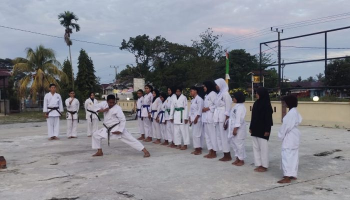 Polisi Sahabat Anak: Polsek Mappedeceng Bangun Generasi Tangguh Lewat Latihan Karate