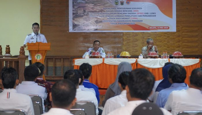 Pemkab Luwu Sosialisasikan Penyusunan Kajian Risiko Bencana Bersama Unhas Makassar