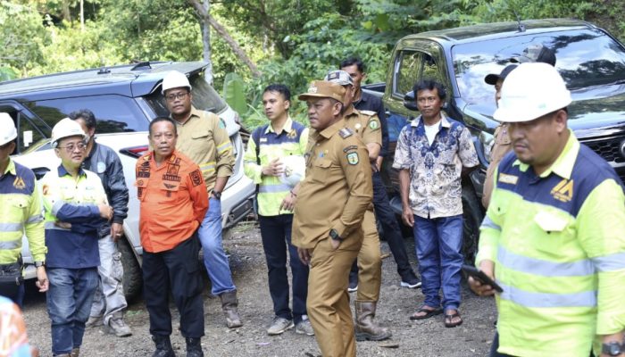 Bupati Luwu Tinjau Pembangunan Infrastruktur Strategis di Kecamatan Latimojong