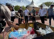 Kejari Luwu Utara Musnahkan Barang Bukti dari 33 Perkara Tipidum, Narkotika Jadi yang Terbanyak