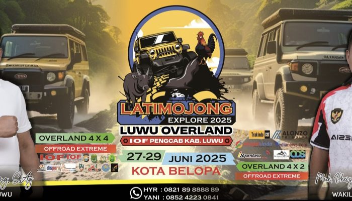 Latimojong Explore 2025 Jadi Sarana Promosi Wisata Alam Kabupaten Luwu, Diikuti 235 Off-Roader