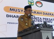 Buka Musda V DWP, Bupati Luwu Ajak Istri ASN Dukung Kinerja Suami