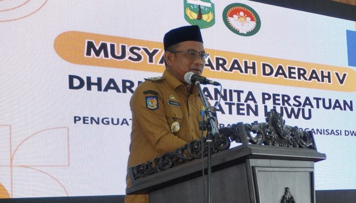 Buka Musda V DWP, Bupati Luwu Ajak Istri ASN Dukung Kinerja Suami