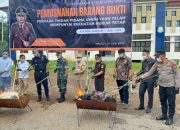 Kejari Luwu Timur Musnahkan Barang Bukti 48 Perkara, Termasuk 462 Gram Sabu dan Ribuan Obat Terlarang