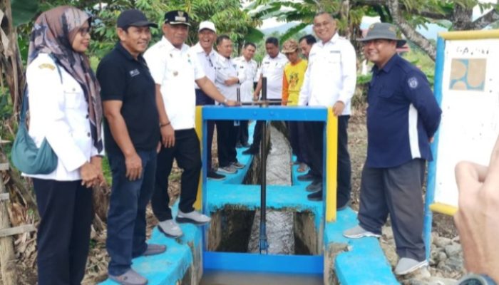 Bupati Luwu Buka Saluran Irigasi Tomatoppe, 1.000 Hektare Sawah Kembali Terairi