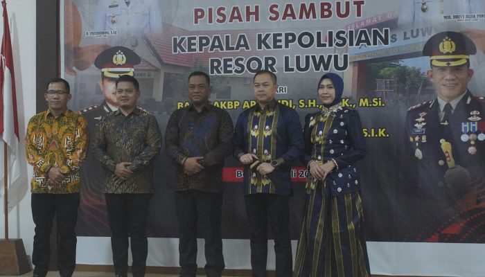 Gelar Malam Pisah Sambut Kapolres, Bupati Luwu Harap Sinergitas Terus Ditingkatkan