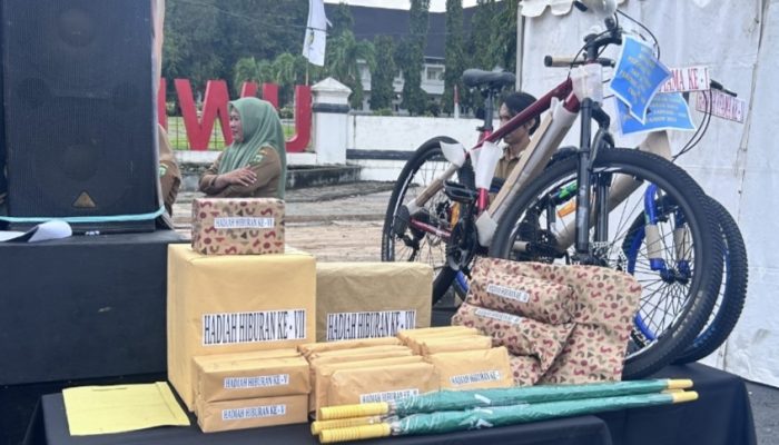Apresiasi Literasi Warnai Penutupan UMKM Expo Luwu 2025, Dinas Perpustakaan Luwu Bagikan Doorprize