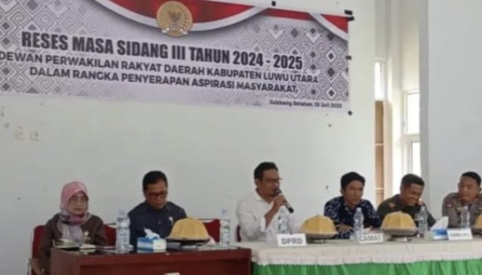DPRD Luwu Utara Dapil V Gelar Reses di Sabbang Selatan, Serap Aspirasi Warga Soal Infrastruktur dan Layanan Publik