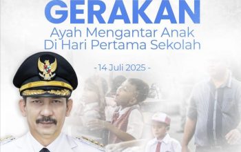 Pemkot Palopo Gelar Gerakan “Ayah Mengantar Anak di Hari Pertama Sekolah”