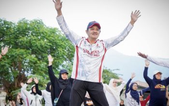 Senam Pagi dan Aksi Bersih-Bersih, Palopo Wujudkan Kota Sehat