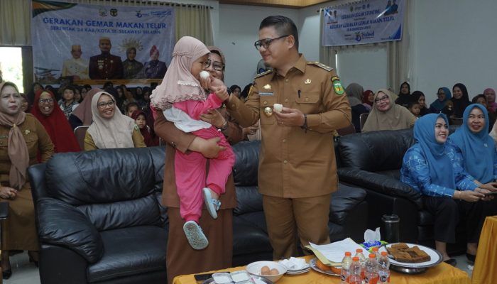Cegah Stunting, 400 Balita Ikuti Gerakan Gemar Makan Telur