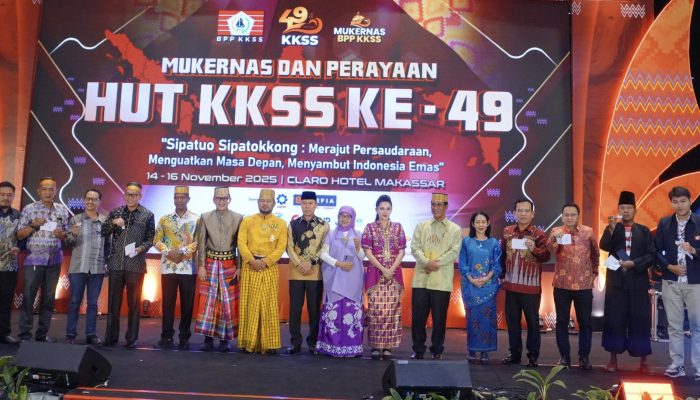 Bupati Luwu Hadiri Mukernas dan Perayaan HUT KKSS Ke-49 di Makassar