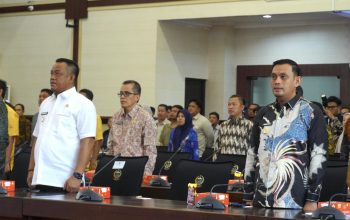 Kunjungan Kerja dan Rakor Bupati Luwu ke Menteri ATR/BPN di Kantor Gubernur Sulsel