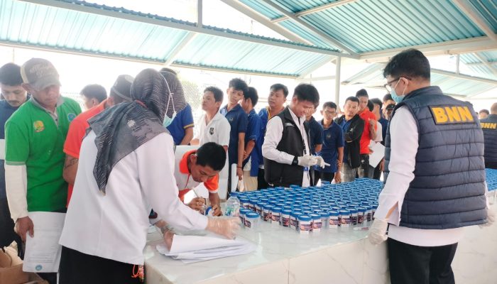 Gandeng BNN, Lapas Palopo Tes Urine Petugas dan WBP, Hasilnya Negatif