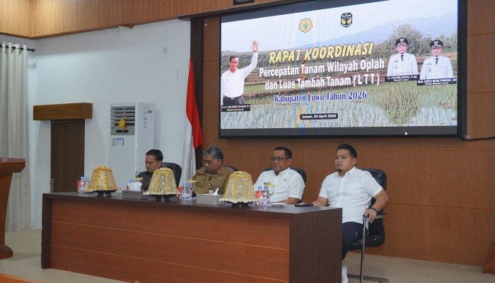 Kejar Target LTT, Bupati Luwu Minta Tambahan Penyuluh Pertanian