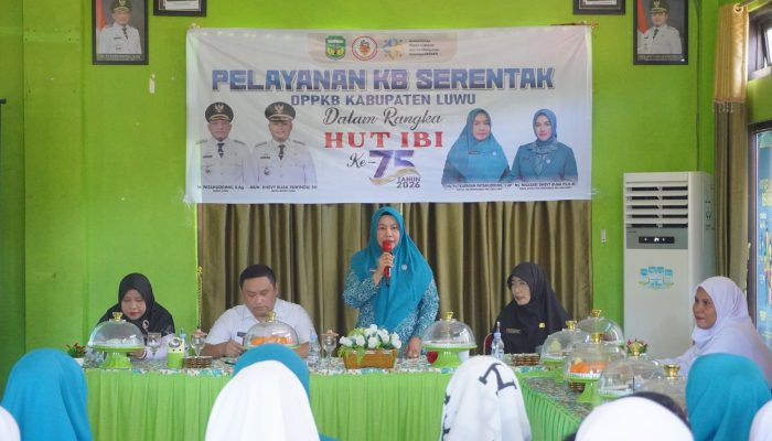 Pelayanan KB Serentak di Luwu Didorong untuk Percepat Penurunan Stunting