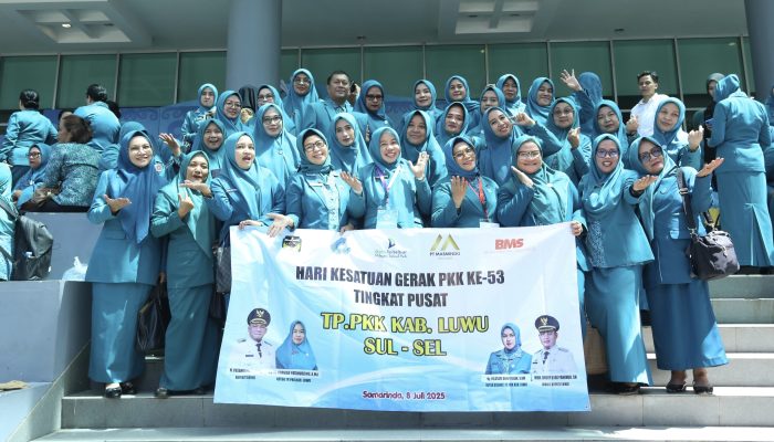 Ketua TP PKK Luwu Hadiri Pembukaan HKG PKK ke-53 dan Rakernas X Tahun 2025 di Samarinda