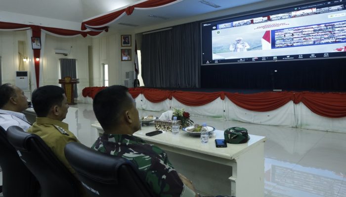 Via Zoom, Pj. Wali Kota Palopo Ikuti Peluncuran Nasional 80.000 Koperasi Merah Putih
