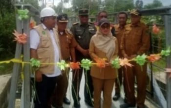 Bupati Luwu Utara Resmikan Jembatan Gantung Penghubung Dua Desa