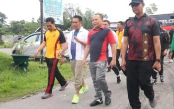 Awaluddin Meriahkan Olahraga Bersama Hari Bhayangkara ke-79: Pererat Sinergi Polisi, Pemda dan Masyarakat