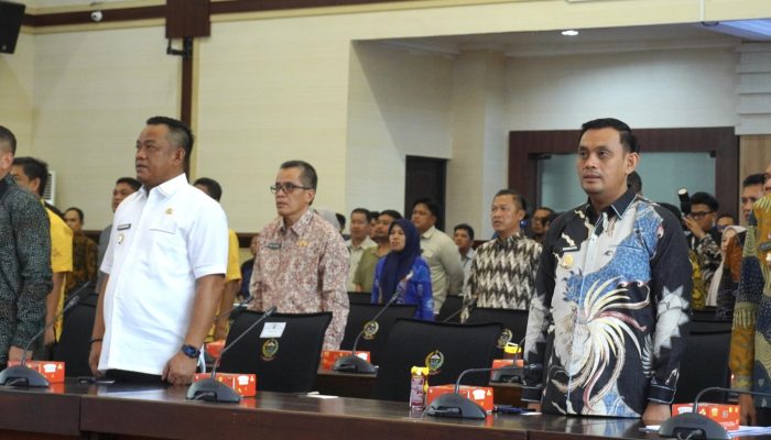 Kunjungan Kerja dan Rakor Bupati Luwu ke Menteri ATR/BPN di Kantor Gubernur Sulsel