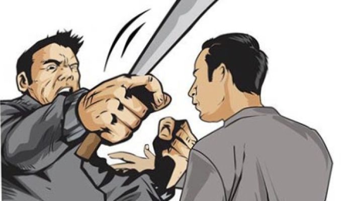 Selain Memarangi Tetangganya, Pelaku Juga Serang dan Gigit Polisi Saat Ditangkap