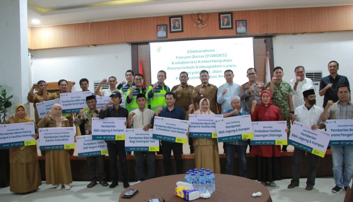 Forum Desa Masuki Tahap Realisasi, Pemkab Luwu dan PT Masmindo Serahkan Sejumlah Program Strategis