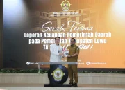 Bupati Luwu Serahkan LKPD 2025, Tegaskan Komitmen Akuntabilitas Keuangan