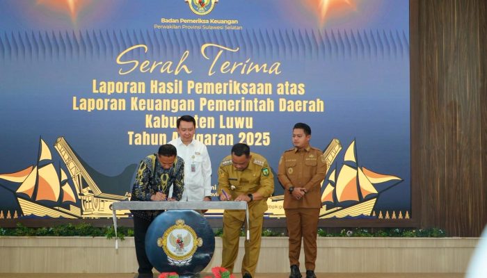 Luwu Kembali Raih WTP, Torehkan Rekor 11 Tahun Berturut-turut