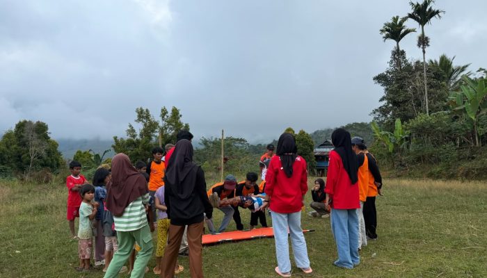 Perkuat Mitigasi Bencana, Masmindo Libatkan Warga Simulasi Evakuasi di Latimojong
